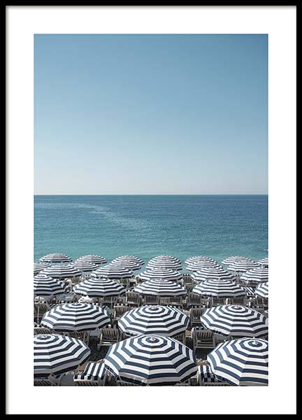 French Riviera Plakat w grupie Plakaty / Natura i krajobrazy w Desenio AB (10458)