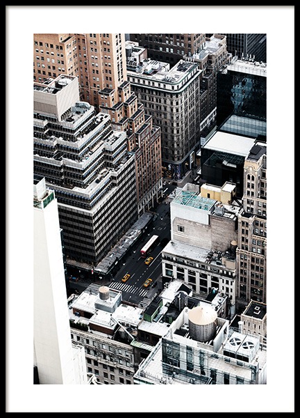 New York View Plakat w grupie Plakaty / Fotografia w Desenio AB (11324)