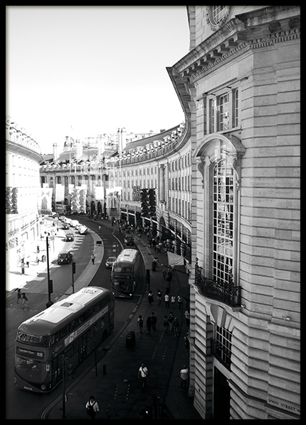 Regent Street Plakat w grupie Plakaty / Fotografia w Desenio AB (11373)