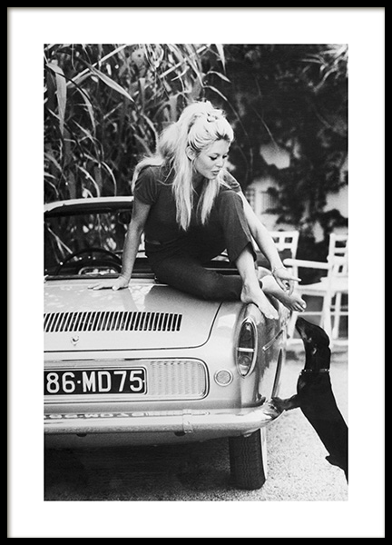 Brigitte Bardot Plakat w grupie Plakaty / Czarno-białe w Desenio AB (11977)