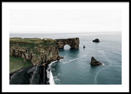 Aerial View of Dyrholaey Plakat w grupie Plakaty / Natura i krajobrazy w Desenio AB (13378)