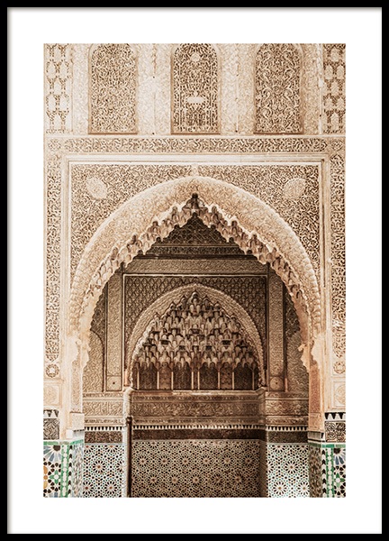 Temple of Marrakech No1 Plakat w grupie Plakaty / Fotografia w Desenio AB (14229)