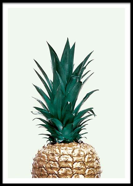 Green Pineapple, Plakat w grupie Plakaty / Sztuka w Desenio AB (8210)