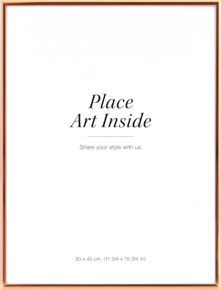 Ramka metalowa miedziana, 30x40