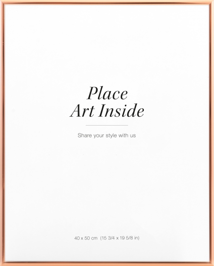 Ramka metalowa miedziana, 40x50