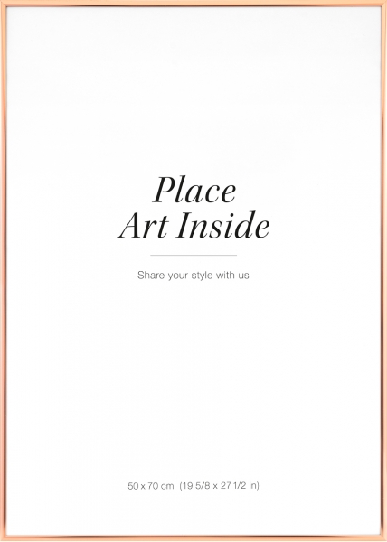 Ramka metalowa miedziana, 50x70