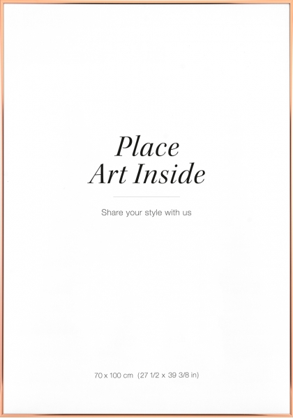 Ramka metalowa miedziana, 70x100