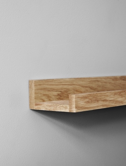 Dębowa półka na obrazy, 70 cm