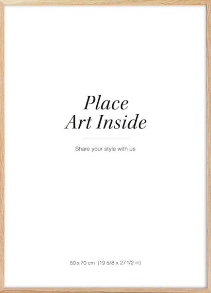 Ramka drewniana dębowa, 50x70