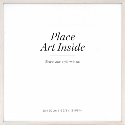 Ramka drewniana jasna, 50x50