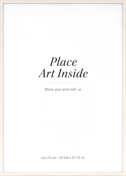 Ramka drewniana jasna, 50x70