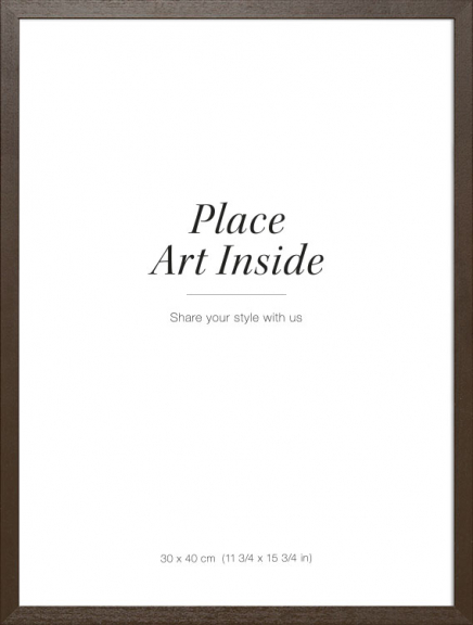 Ramka drewniana brązowa, 30x40