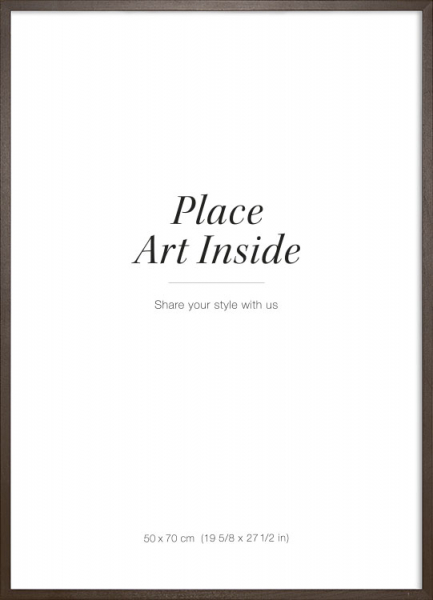 Ramka drewniana brązowa, 50x70