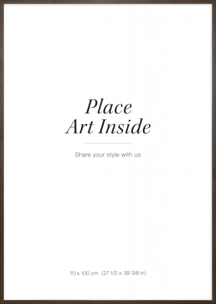 Ramka drewniana brązowa, 70x100