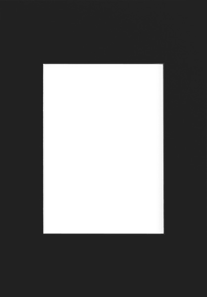 Czarne passe-partout, 21x30 cm