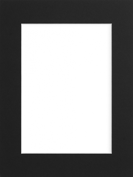 Czarne passe-partout, 30x40 cm