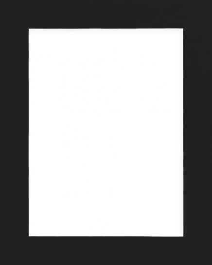 Czarne passe-partout, 40x50 cm