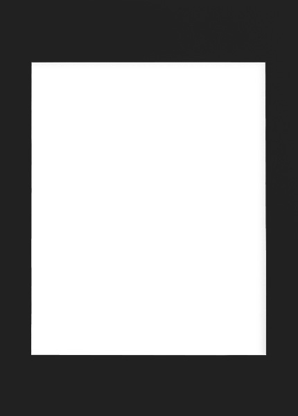 Czarne passe-partout, 50x70 cm