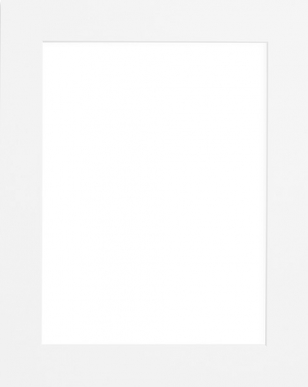 Białe passe-partout, 40x50 cm