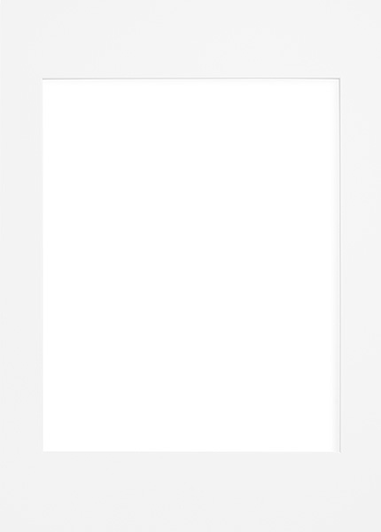 Białe passe-partout, 50x70 cm