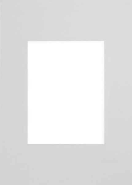 Jasnoszare passe-partout, 50x70 cm