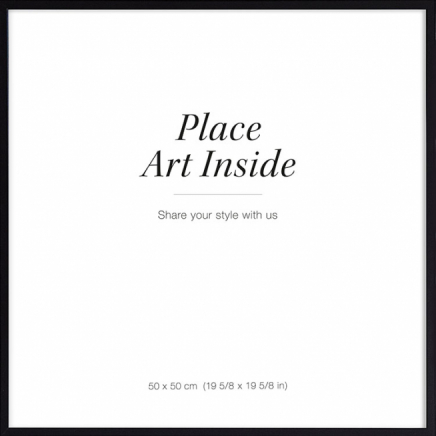 Ramka drewniana czarna, 50x50