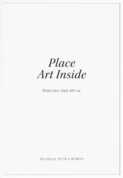 Ramka drewniane białe, 70x100