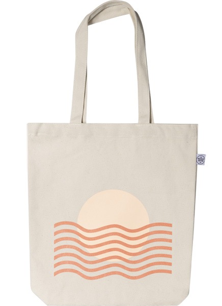 Sunset Waves Tote Bag w grupie Limited edition w Desenio AB (TOTE50144)