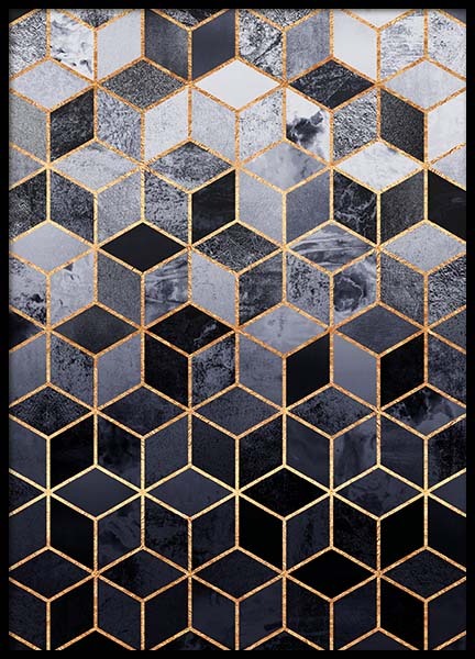 Daydream Cubes Plakat w grupie Plakaty / Sztuka w Desenio AB (pre0021)