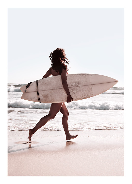 Surf The Waves Plakat / Fotografia w Desenio AB (10172)