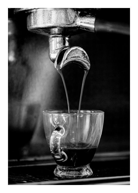 Espresso Plakat / Czarno-białe w Desenio AB (10824)