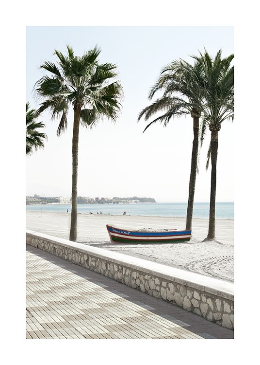 Costa del Sol Beach Plakat / Tropiki w Desenio AB (10889)