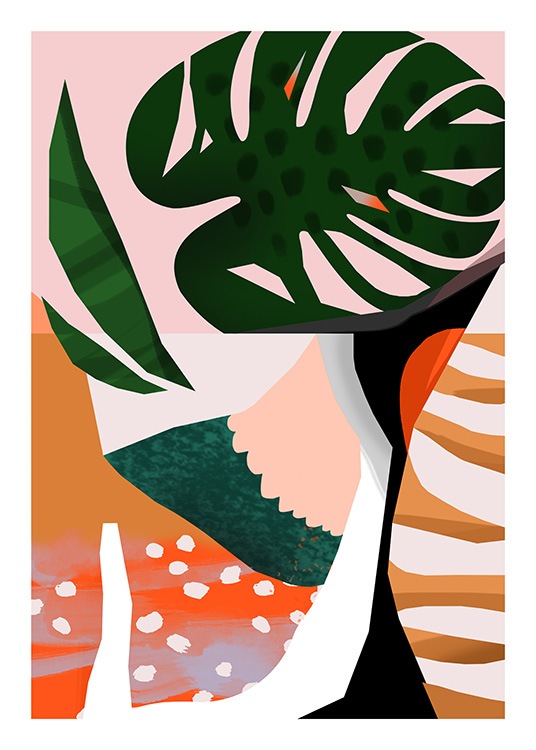 Abstract Garden No1 Plakat