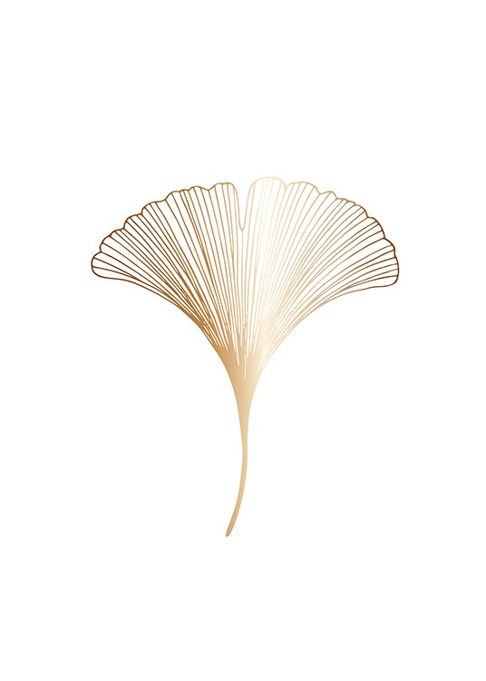 Ginkgo Gold Plakat