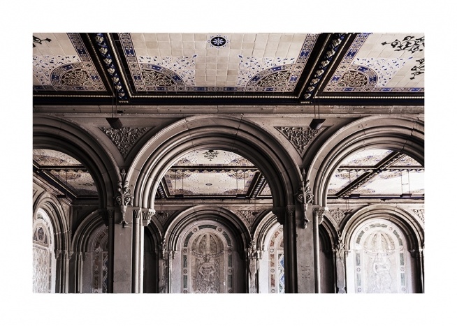 Bethesda Terrace Arcade Plakat