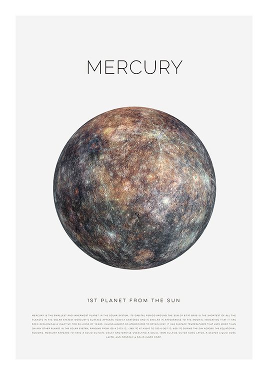Planet Mercury Plakat