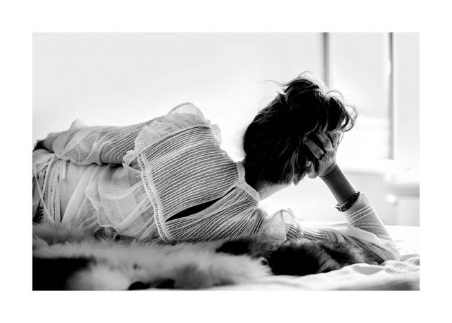 Lady in White Plakat