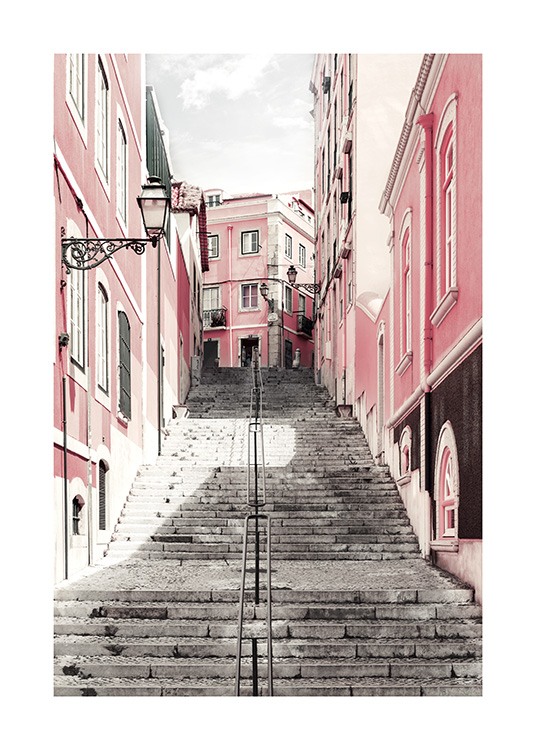Street of Lisbon Plakat / Fotografia w Desenio AB (11808)