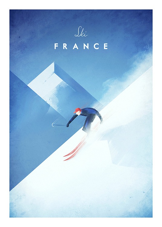 Ski France Plakat
