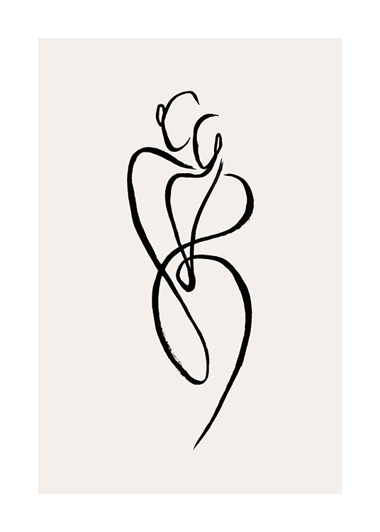 Painted Lines No2 Plakat