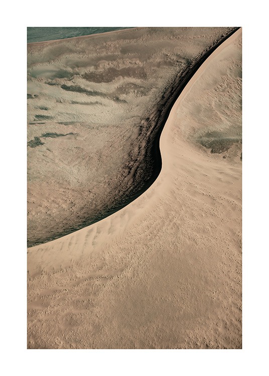 Abstract Sand Dune Plakat