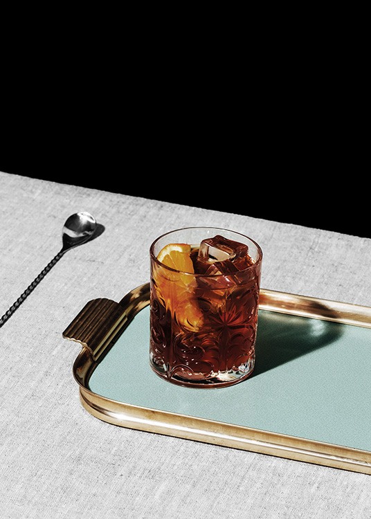 Negroni on Tray Plakat