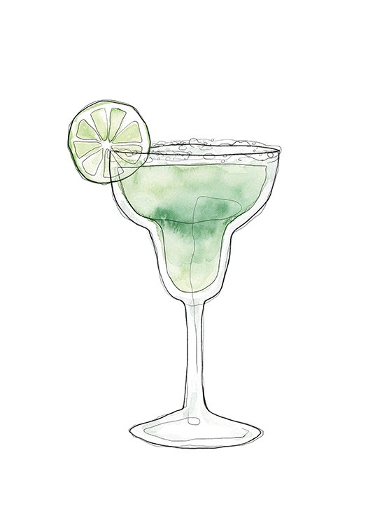 Margarita Illustration Plakat