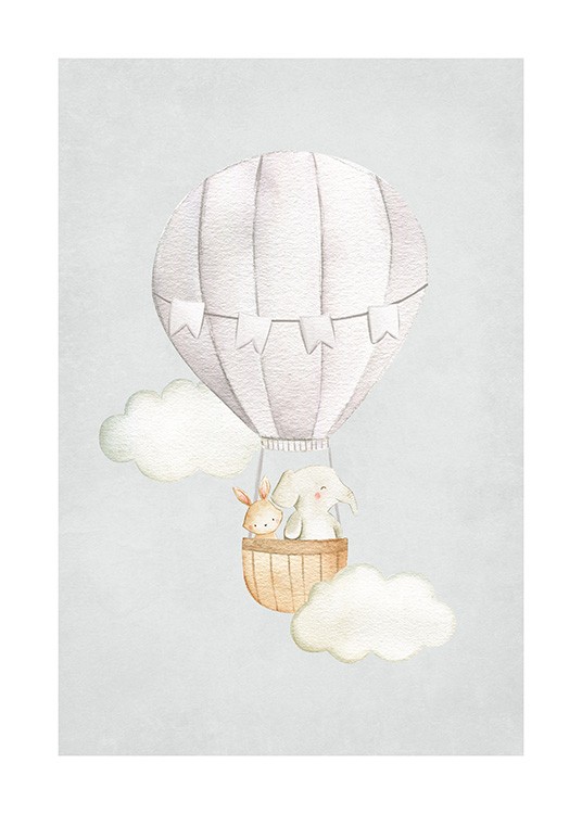 Hot Air Balloon No1 Plakat