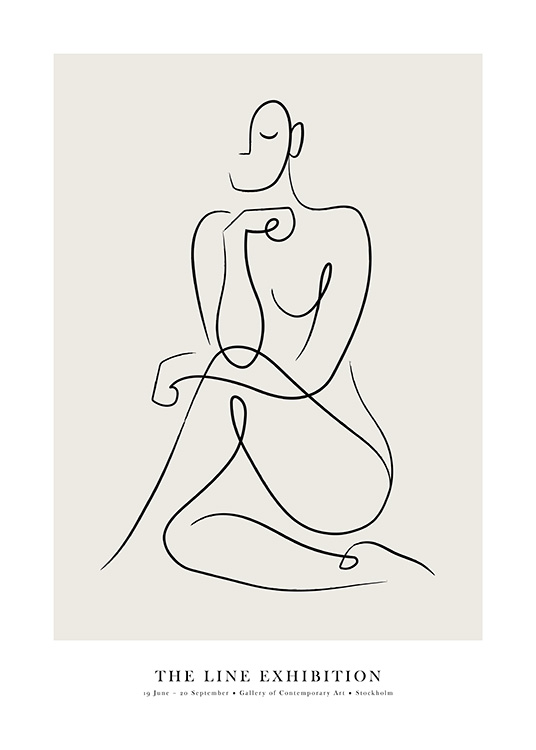 The Line Exhibition No2 Plakat