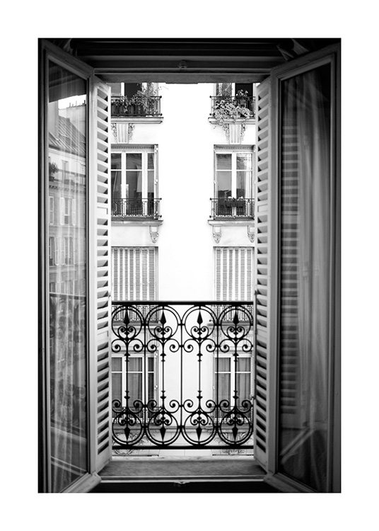 Parisian Balcony Plakat