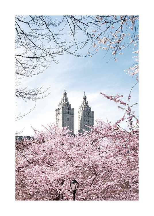 New York in Bloom Plakat