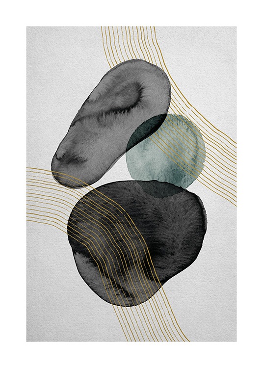 Ash and Moss No1 Plakat