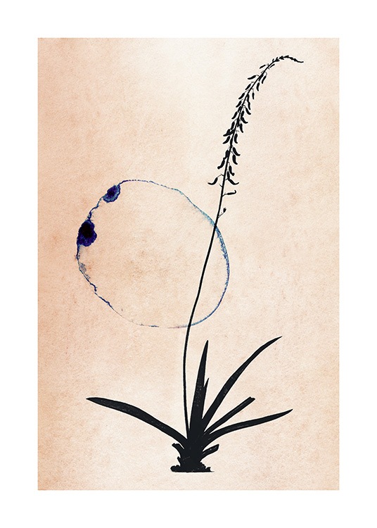 Blossom Outline No2 Plakat