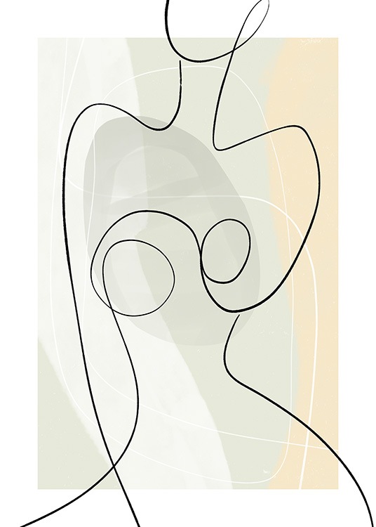 Pastel Figure Plakat